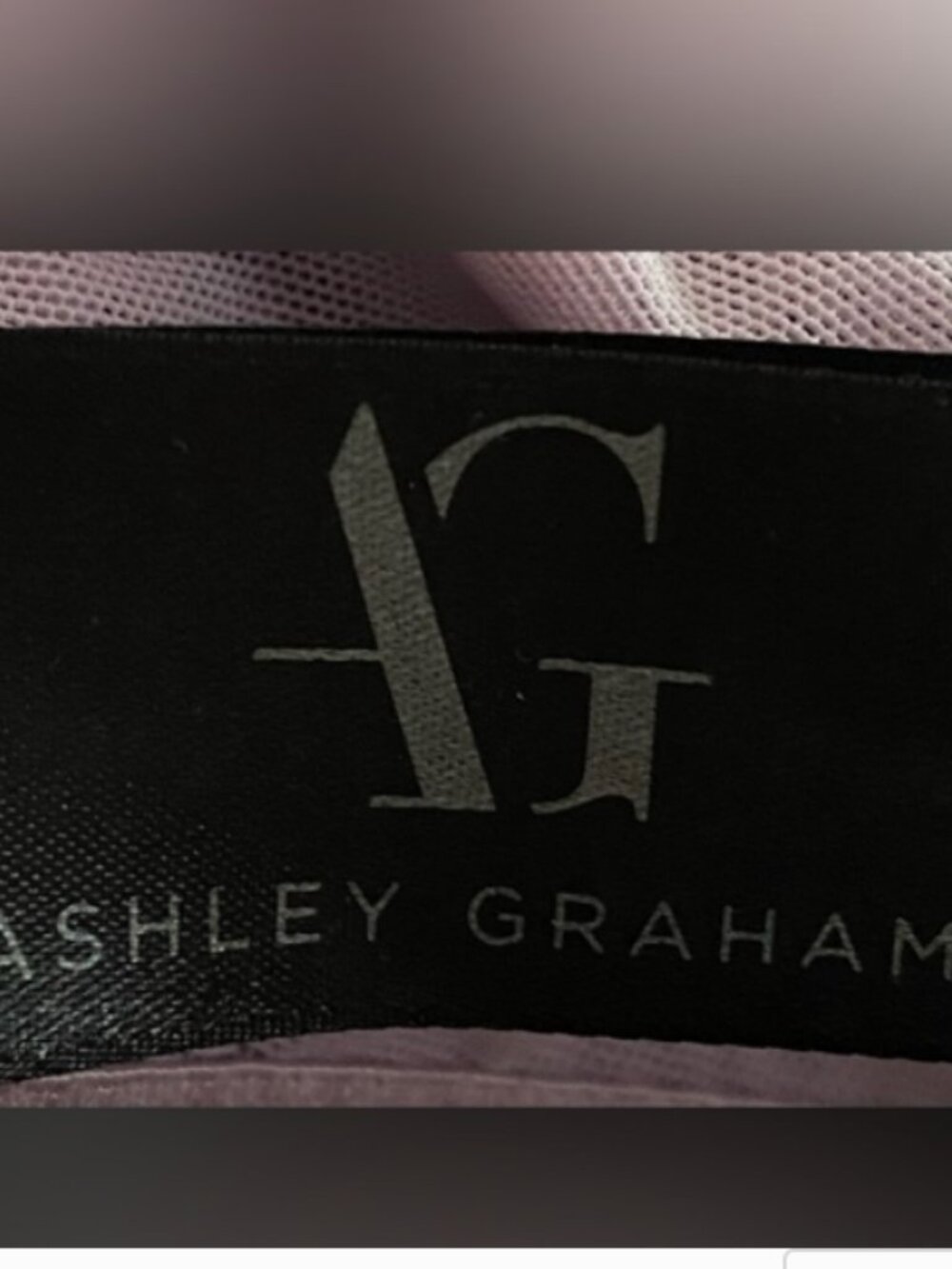 Ashley Graham PNK/GRY Lightly Lined Underwire, 40D *P1015 - Picture 6 of 7